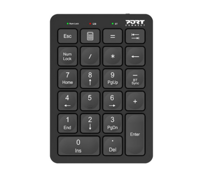 Port Rechargeable Bluetooth Numeric Keypad