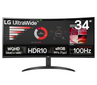 LG UltraWide 34" VA QHD Curved Monitor