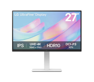 LG UltraFine 27" IPS 4K UHD White Monitor