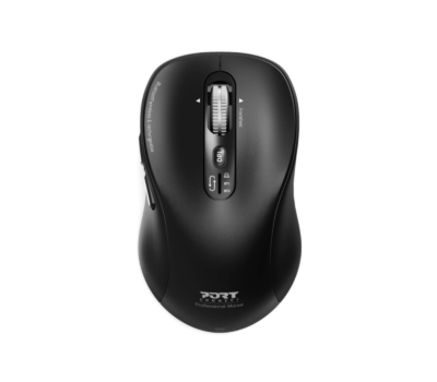 Port Expert Wireless Black Mouse