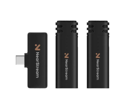NearStream AWM10T-P AI Noise-Canceling Mini Wireless Microphones