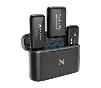NearStream AWM20T AI Noise-Canceling Premium Lavalier Dual Wireless Microphones